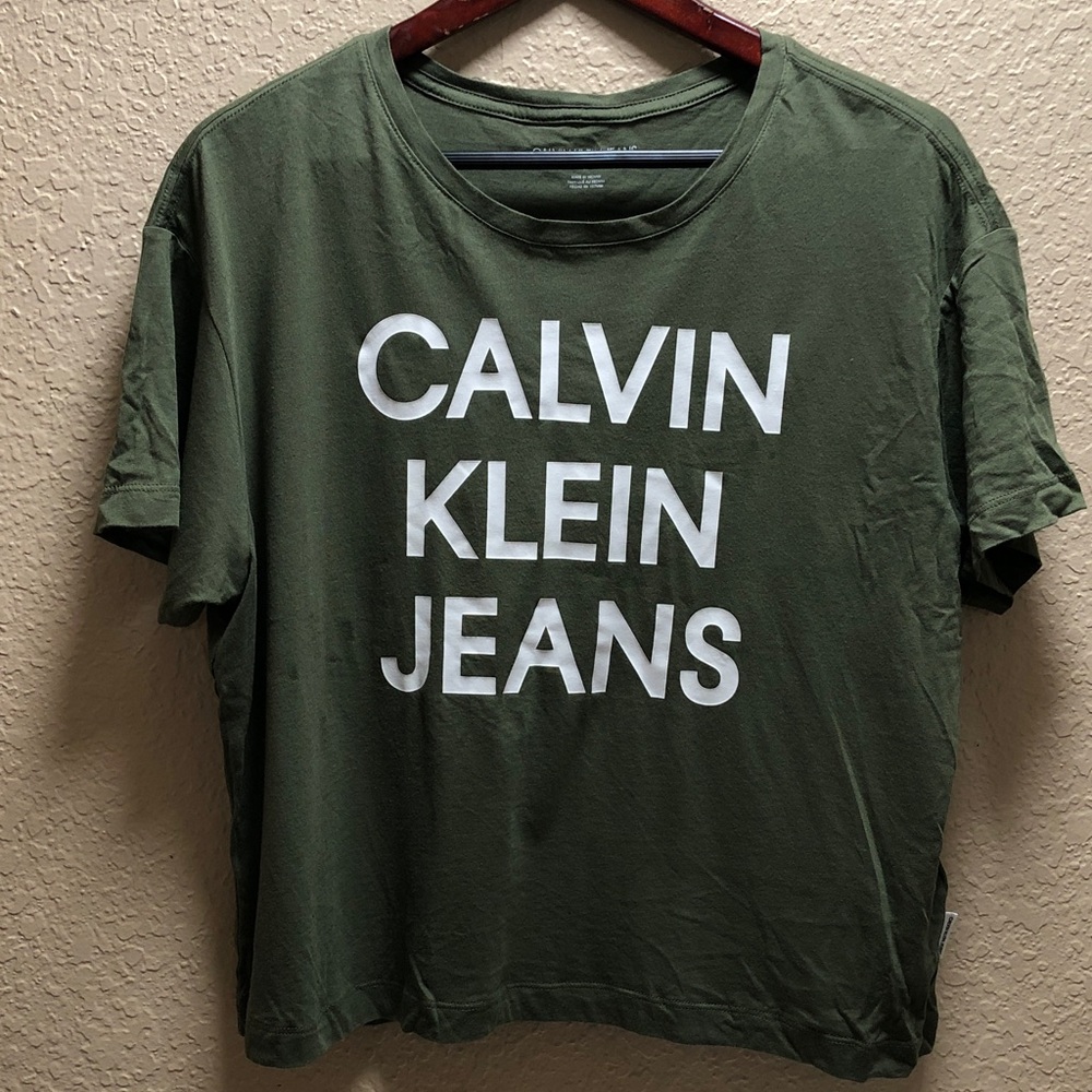 Calvin Klein Jeans Green T-Shirt